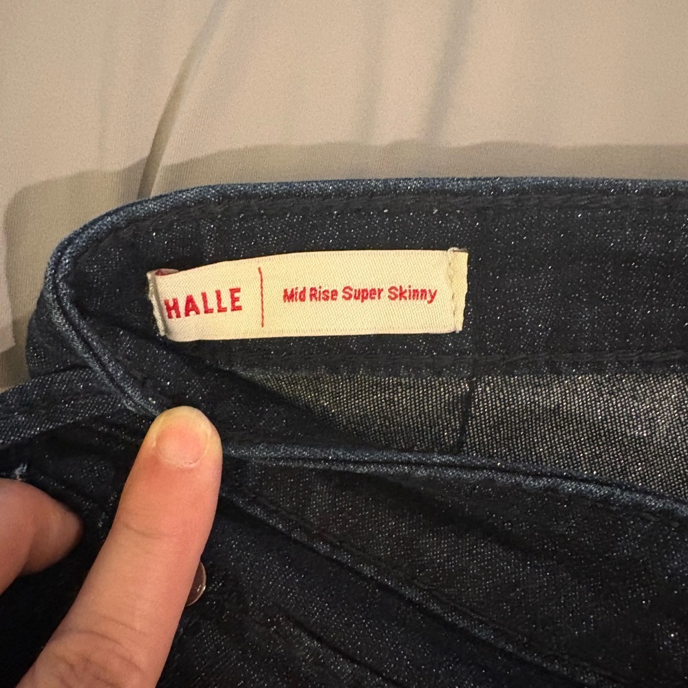 True Religion Sparkly Dark Blue Jeans - Picture 4 of 5